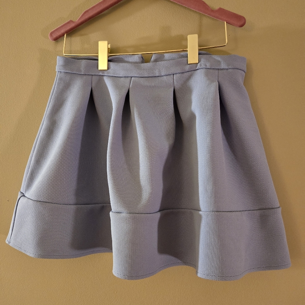 Beautiful ASOS Size 10 Mini Skirt Light Blue